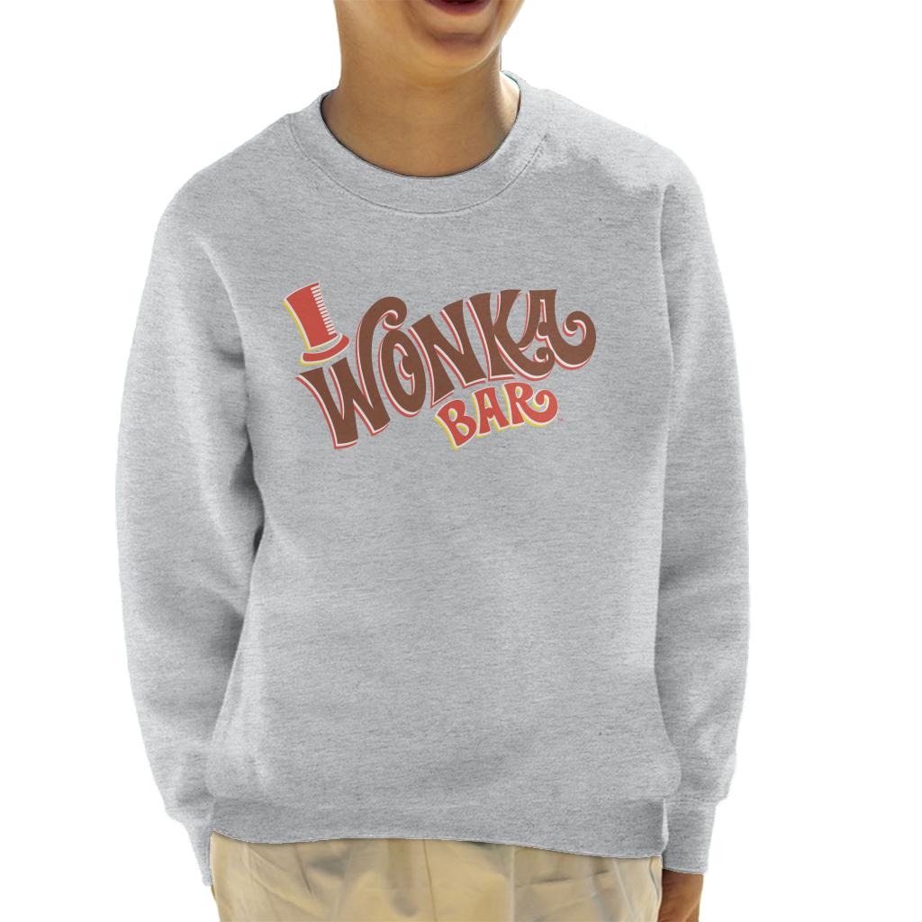 Willy Wonka and The Chocolate Factory Wonka Bar Kid's Sweatshirt-ALL + EVERY