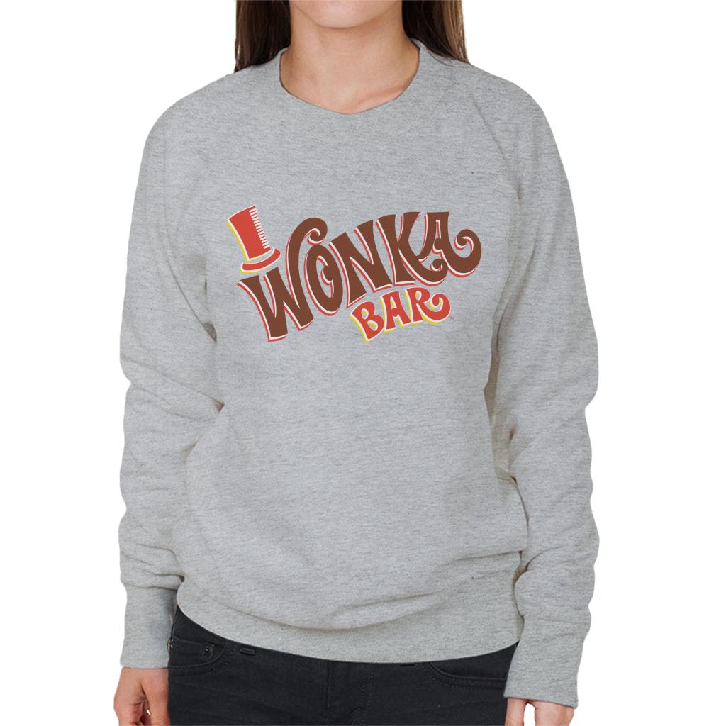 Willy Wonka and The Chocolate Factory Wonka Bar Women's Sweatshirt-ALL + EVERY