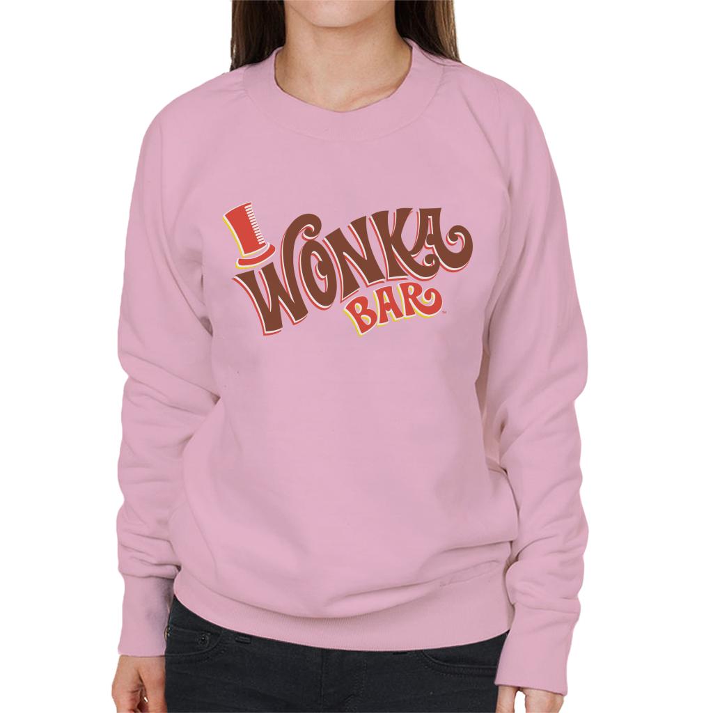 Willy Wonka and The Chocolate Factory Wonka Bar Women's Sweatshirt-ALL + EVERY