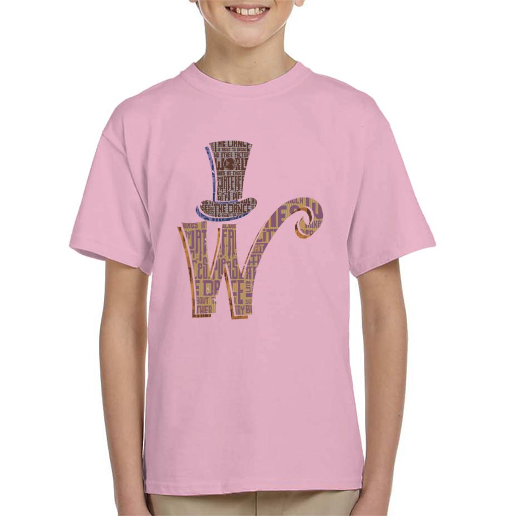 Willy Wonka and The Chocolate Factory Top Hat W Kid's T-Shirt-ALL + EVERY