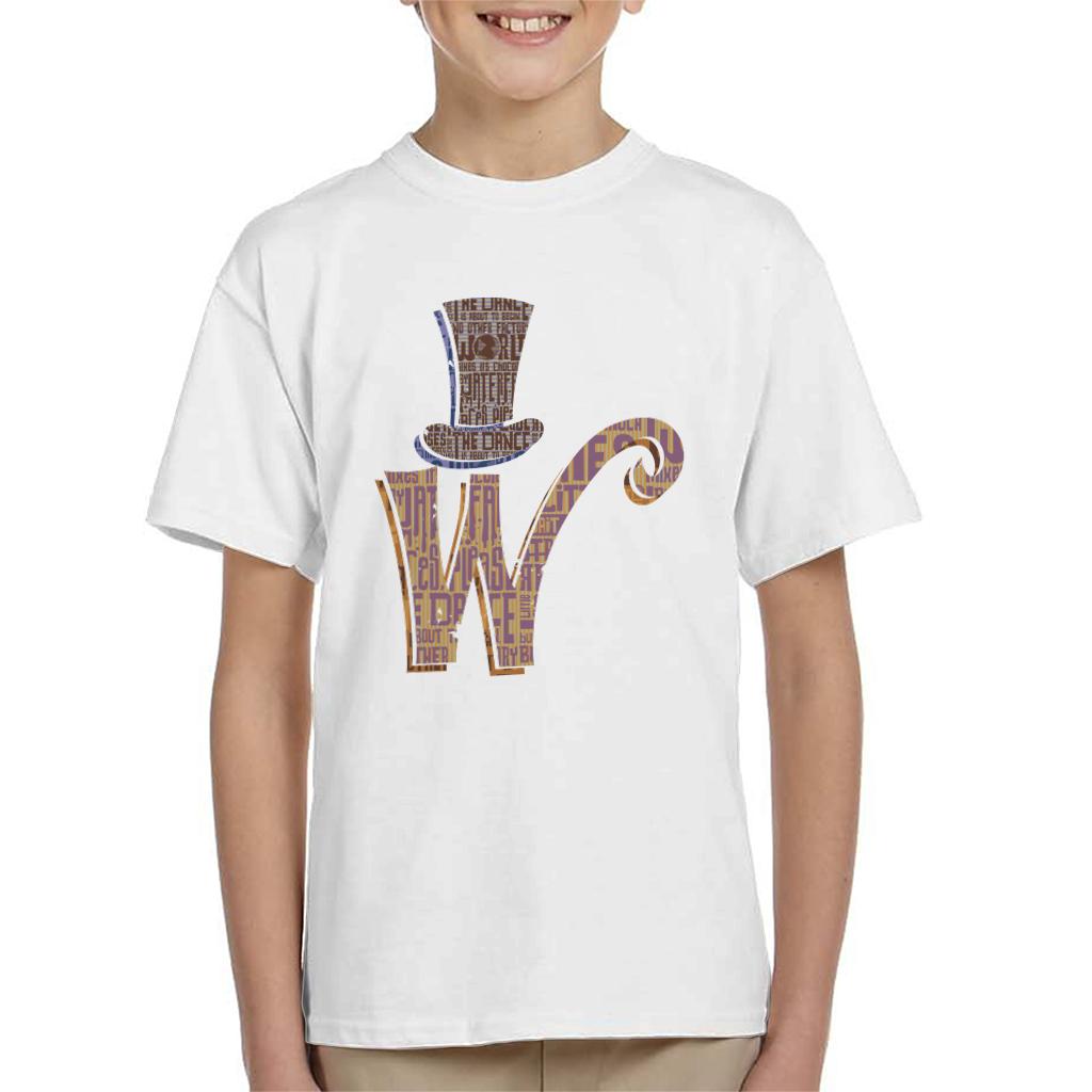 Willy Wonka and The Chocolate Factory Top Hat W Kid's T-Shirt-ALL + EVERY