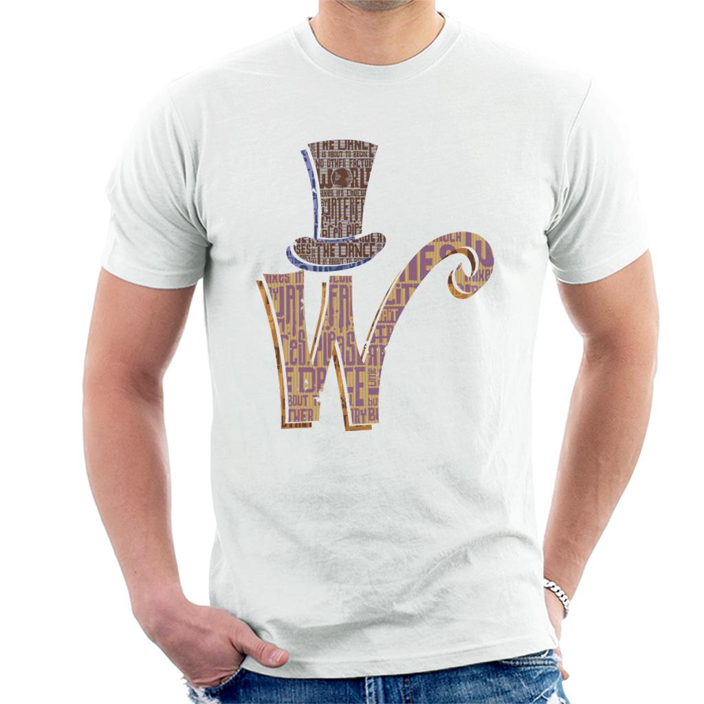 Willy Wonka and The Chocolate Factory Top Hat W Men's T-Shirt-ALL + EVERY