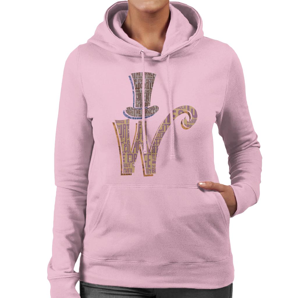 Willy Wonka and The Chocolate Factory Top Hat W Women's Hooded Sweatshirt-ALL + EVERY