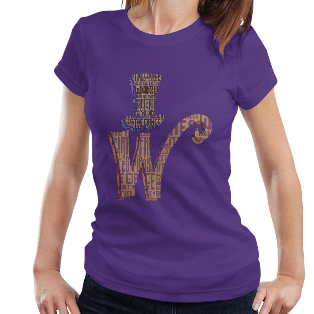 Willy Wonka and The Chocolate Factory Top Hat W Women's T-Shirt-ALL + EVERY