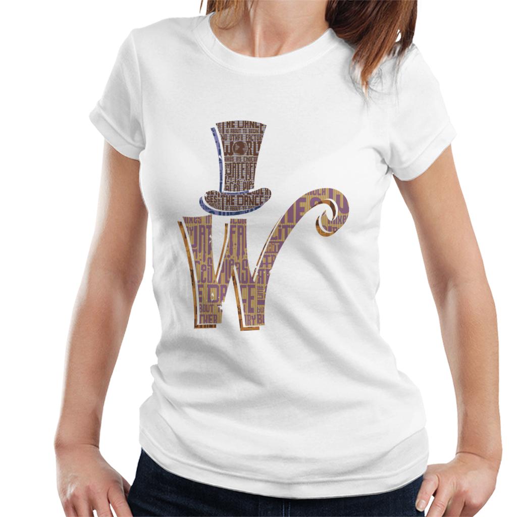 Willy Wonka and The Chocolate Factory Top Hat W Women's T-Shirt-ALL + EVERY