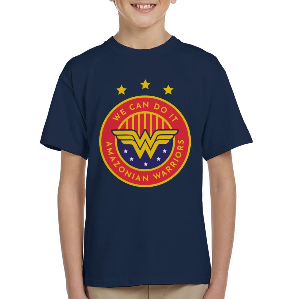 Wonder Woman Sports We Can Do It Amazonian Warriors Kid's T-Shirt-ALL + EVERY