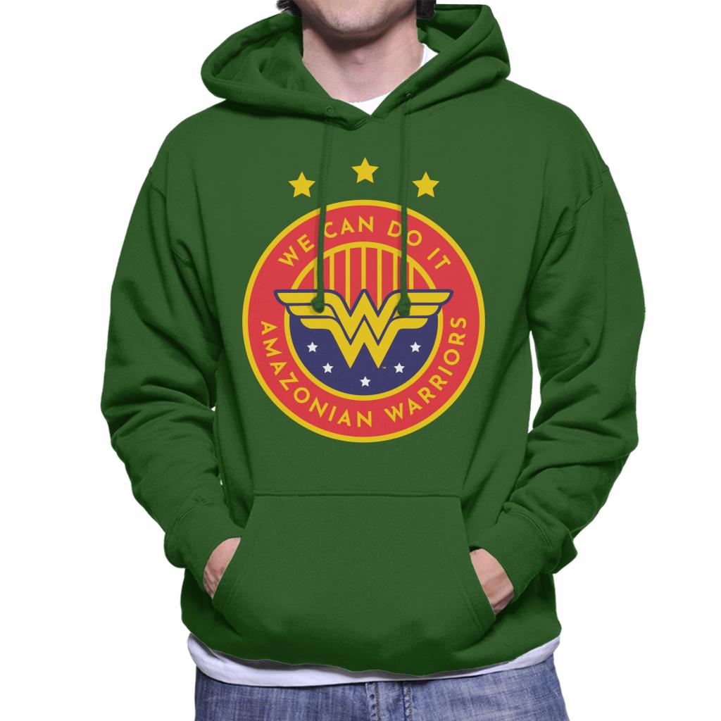 Wonder Woman Sports We Can Do It Amazonian Warriors Men's Hooded Sweatshirt-ALL + EVERY