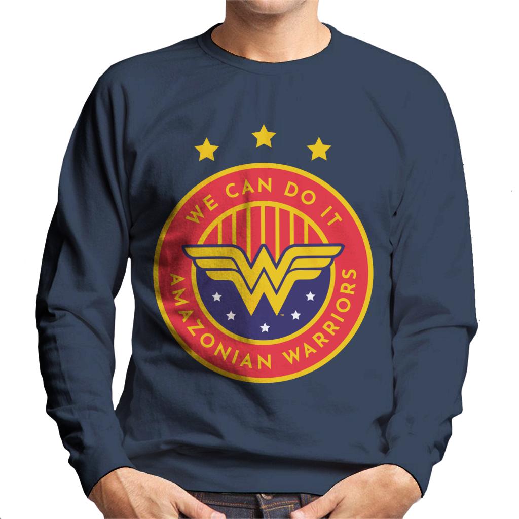 Wonder Woman Sports We Can Do It Amazonian Warriors Men's Sweatshirt-ALL + EVERY