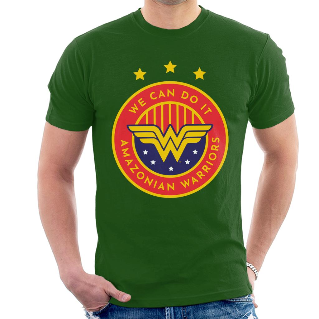 Wonder Woman Sports We Can Do It Amazonian Warriors Men's T-Shirt-ALL + EVERY