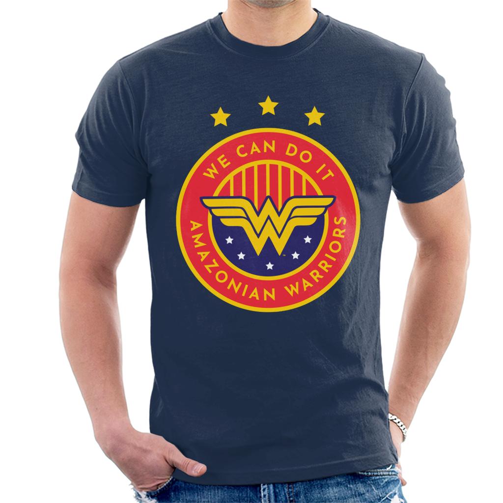 Wonder Woman Sports We Can Do It Amazonian Warriors Men's T-Shirt-ALL + EVERY