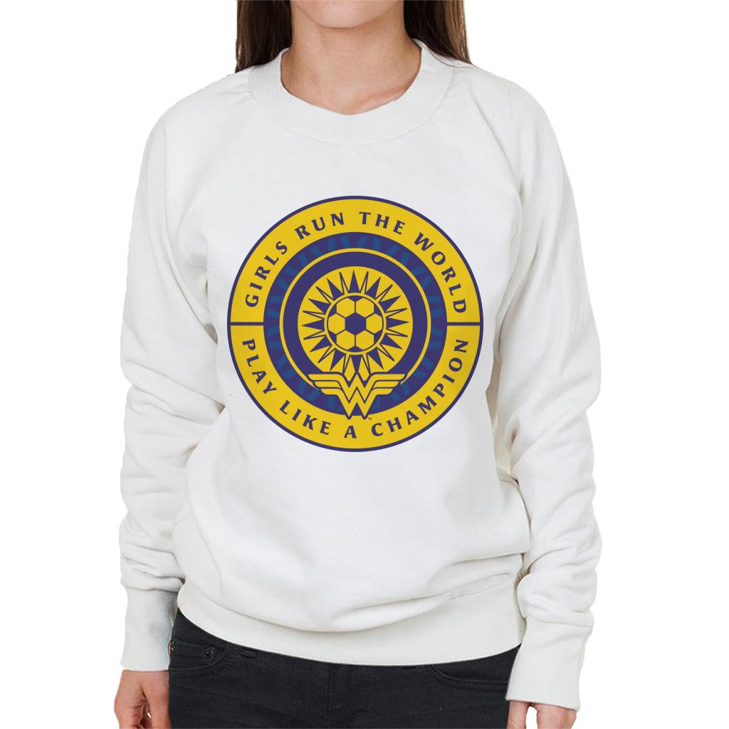 Wonder Woman Sports Girls Run The World Women's Sweatshirt-ALL + EVERY