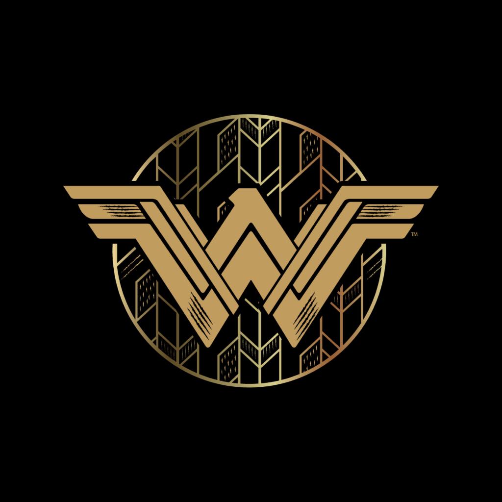 Wonder Woman Golden W Logo Women's Sweatshirt-ALL + EVERY