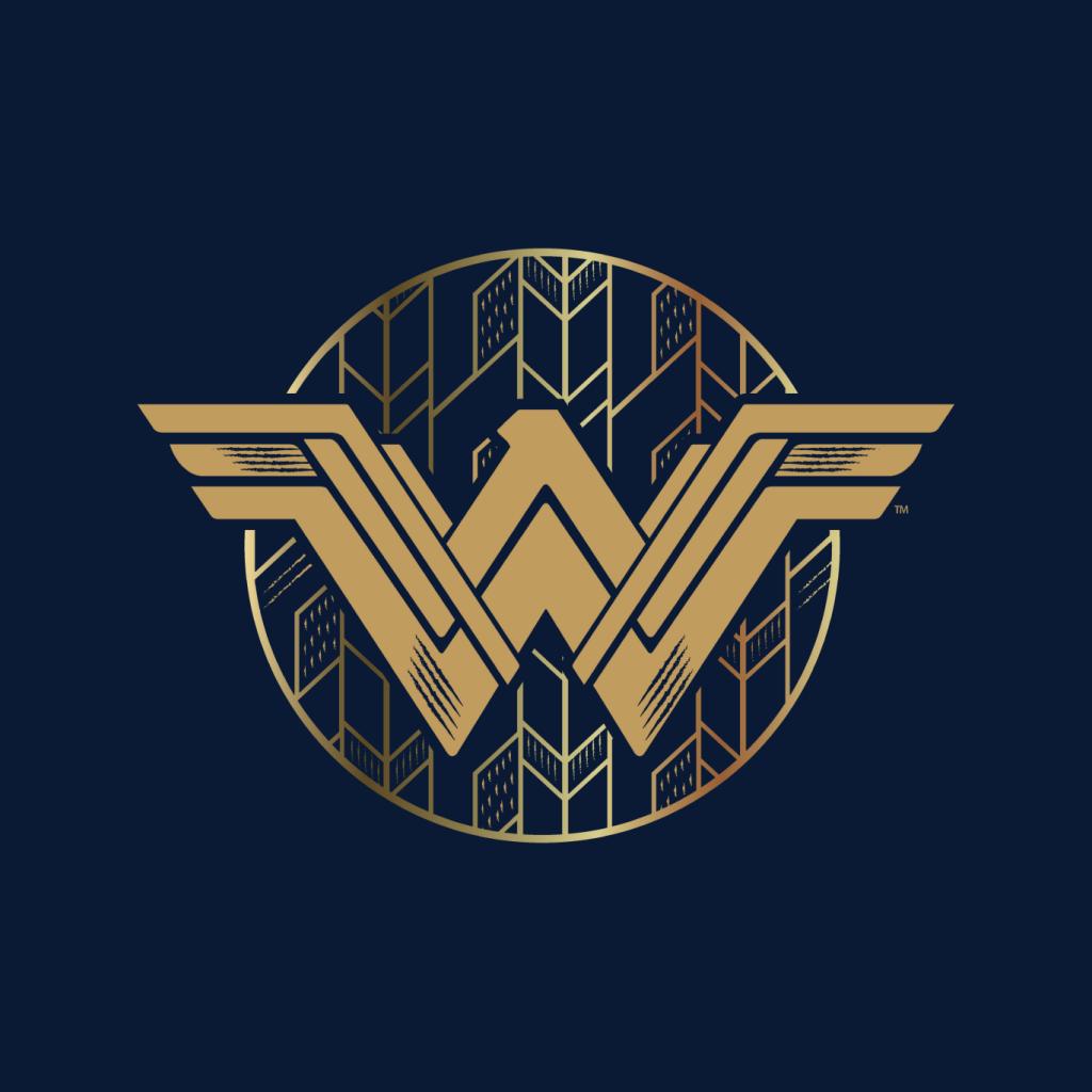 Wonder Woman Golden W Logo Women's T-Shirt-ALL + EVERY