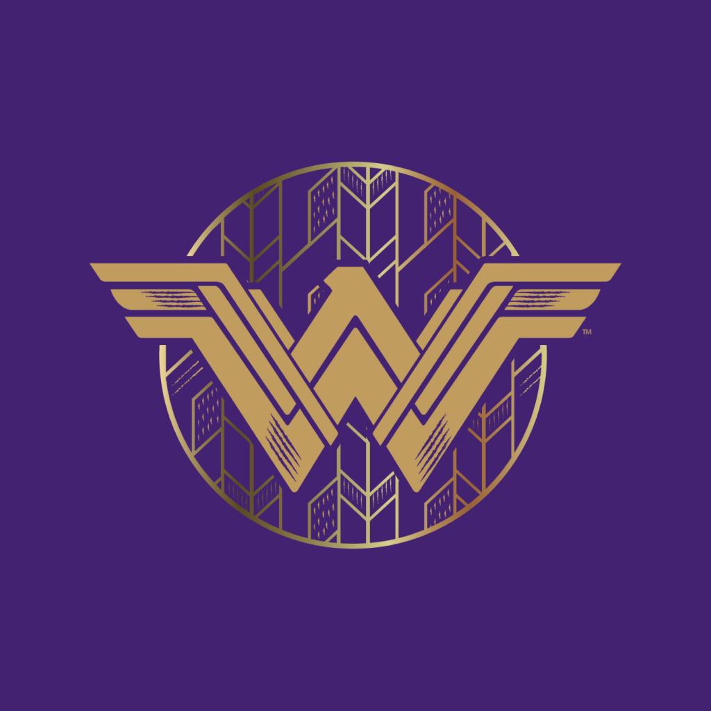 Wonder Woman Golden W Logo Women's T-Shirt-ALL + EVERY