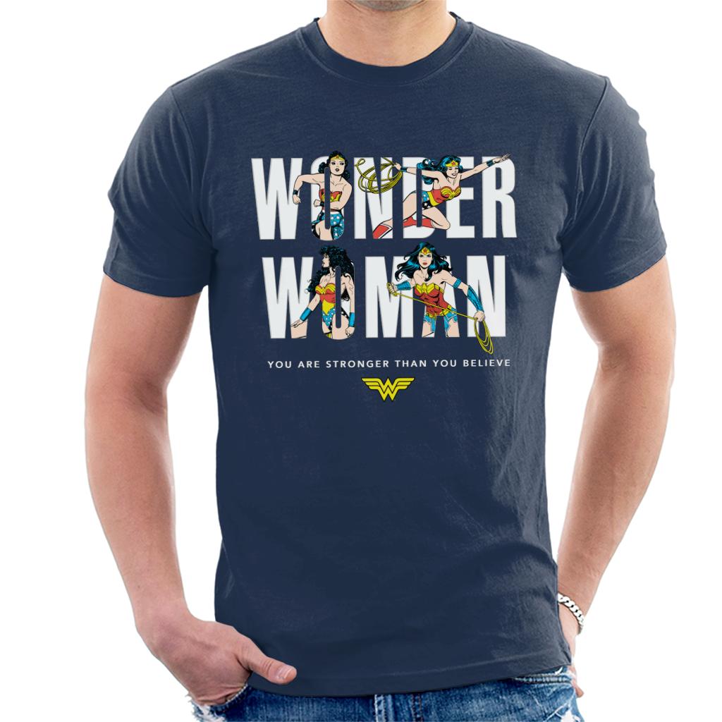 Wonder Woman You Are Stronger Than You Believe Men's T-Shirt-ALL + EVERY