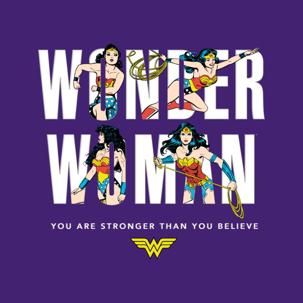 Wonder Woman You Are Stronger Than You Believe Women's Sweatshirt-ALL + EVERY