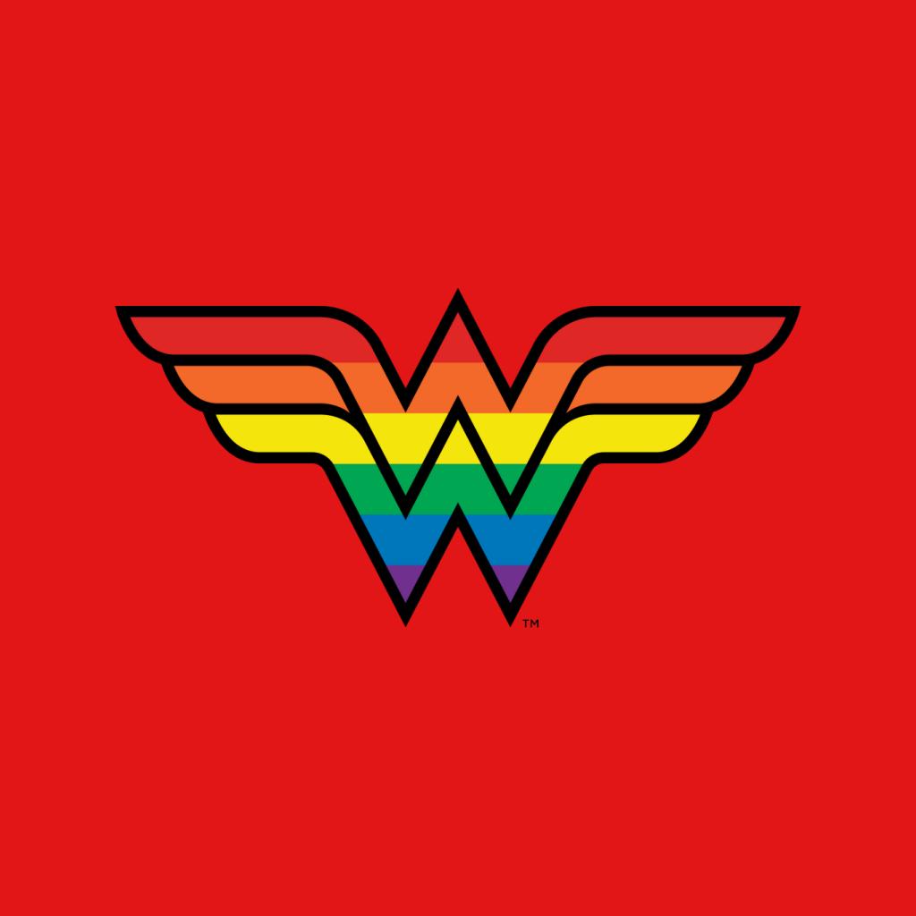 Wonder Woman Rainbow Logo Kid's T-Shirt-ALL + EVERY