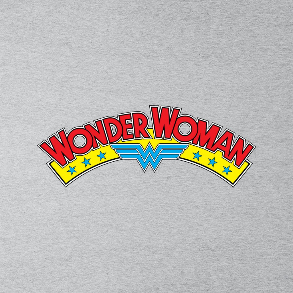 Wonder Woman Blue Stars Logo Kid's Sweatshirt-ALL + EVERY