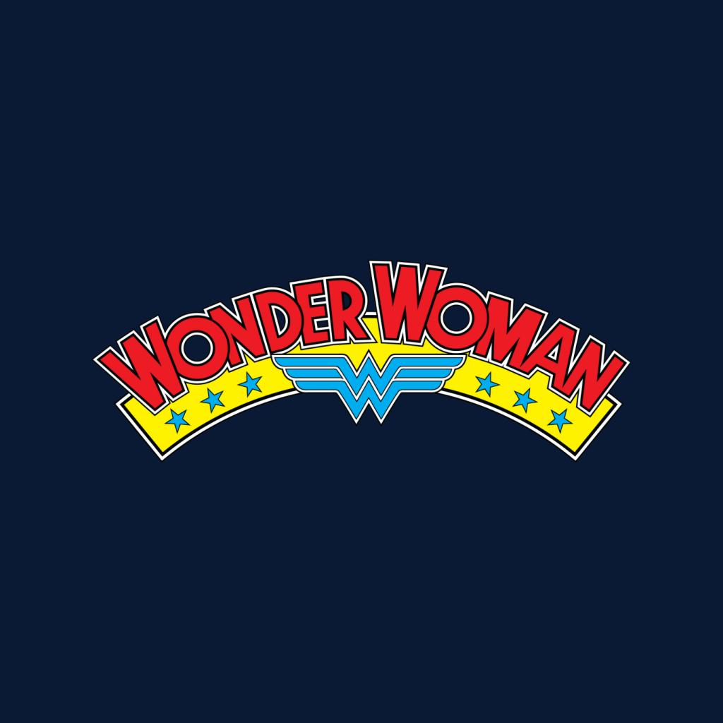 Wonder Woman Blue Stars Logo Men's T-Shirt-ALL + EVERY