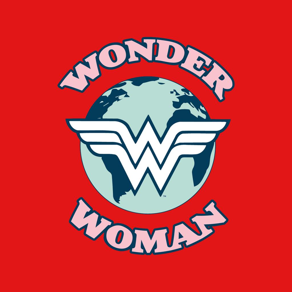 Wonder Woman Globe Logo Women's Sweatshirt-ALL + EVERY