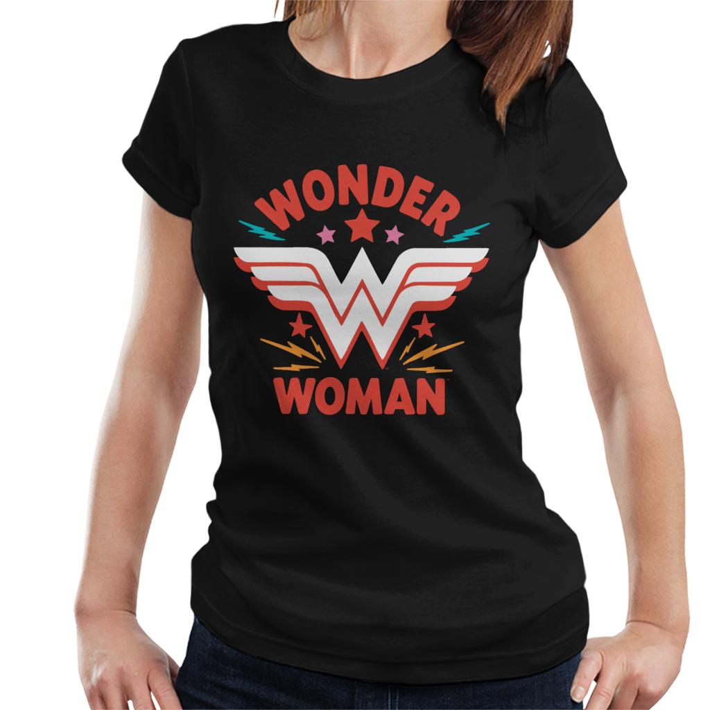 Wonder Woman Red Logo Women's T-Shirt-ALL + EVERY
