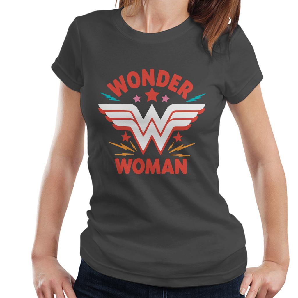 Wonder Woman Red Logo Women's T-Shirt-ALL + EVERY