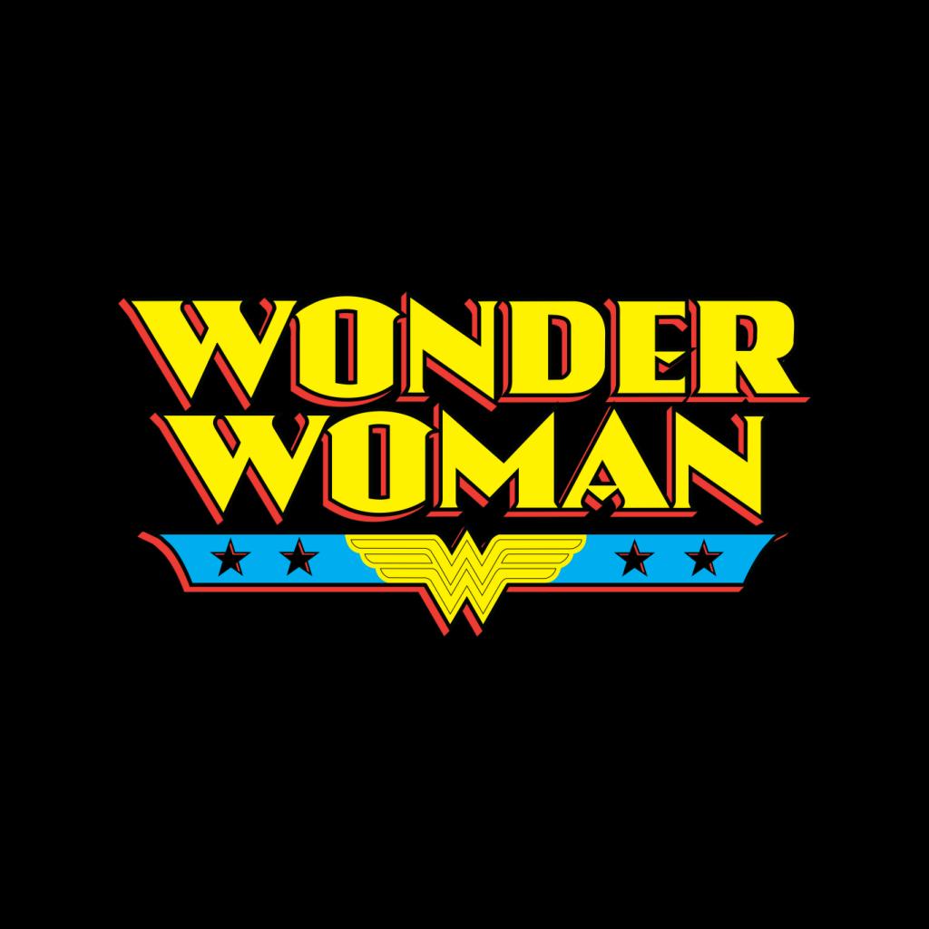 Wonder Woman Yellow Logo Women's Sweatshirt-ALL + EVERY