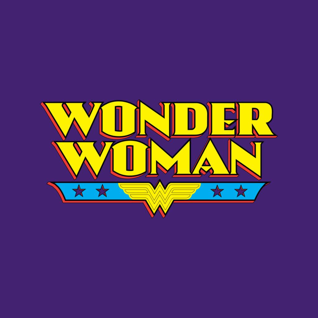 Wonder Woman Yellow Logo Women's Hooded Sweatshirt-ALL + EVERY