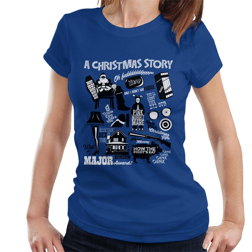 A Christmas Story Quote Montage Women's T-Shirt