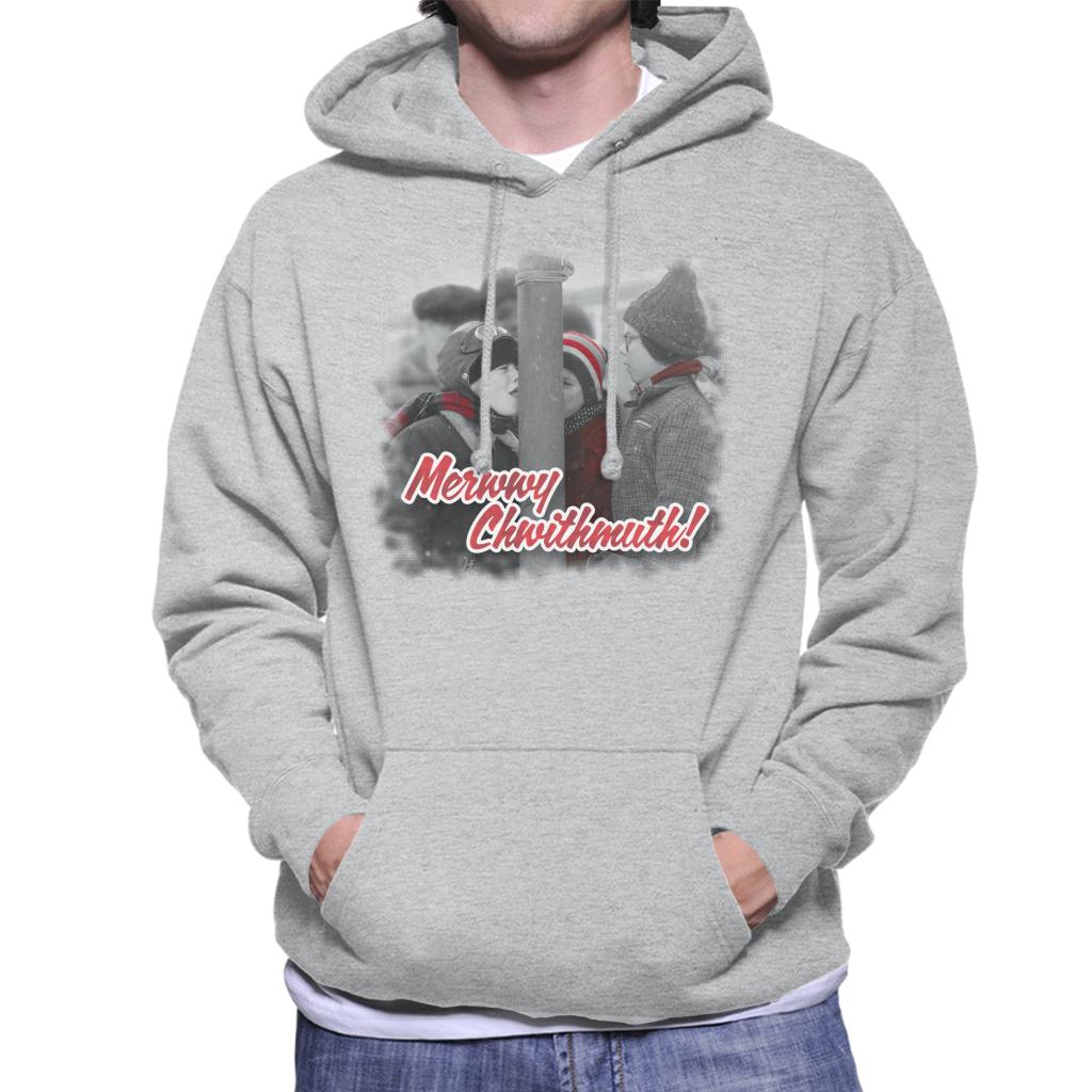 A Christmas Story The Triple Dog Dare Scene Men's Hooded Sweatshirt