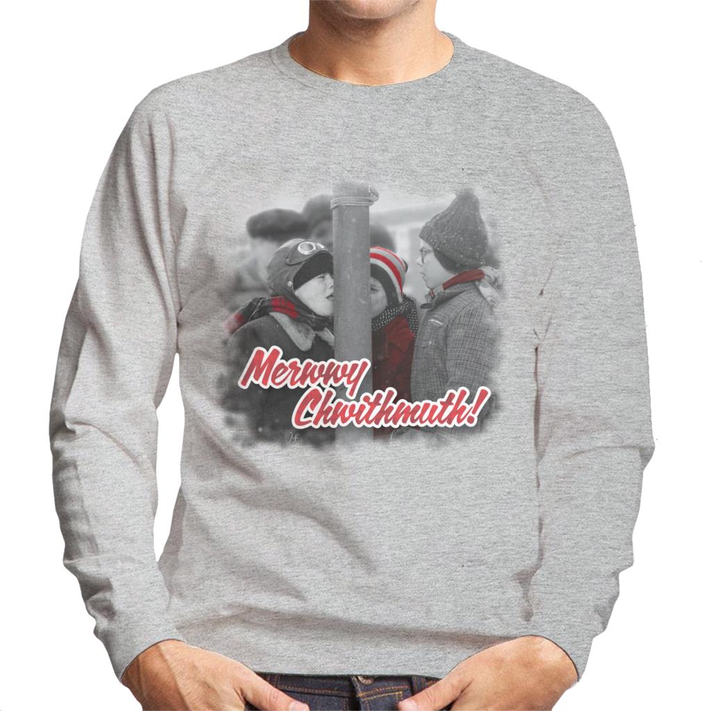 A Christmas Story The Triple Dog Dare Scene Men's Sweatshirt