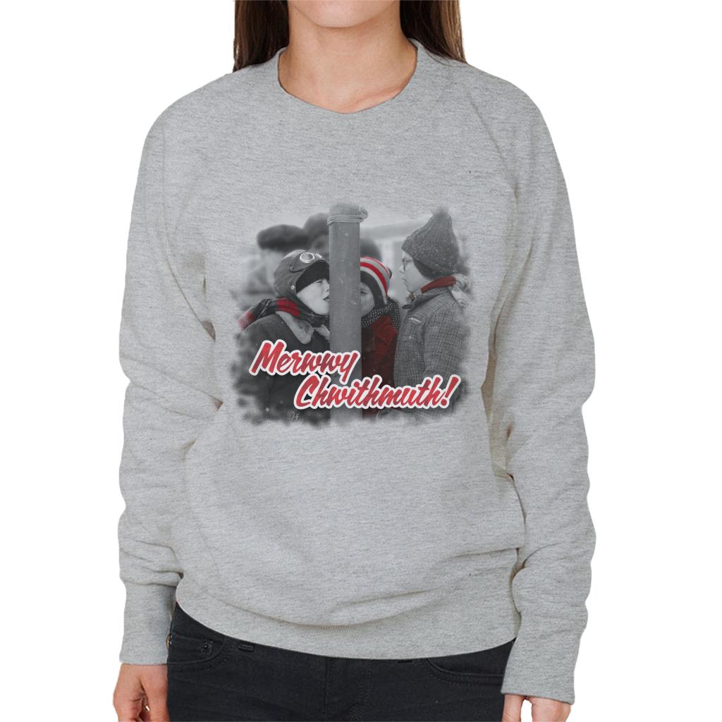 A Christmas Story The Triple Dog Dare Scene Women's Sweatshirt