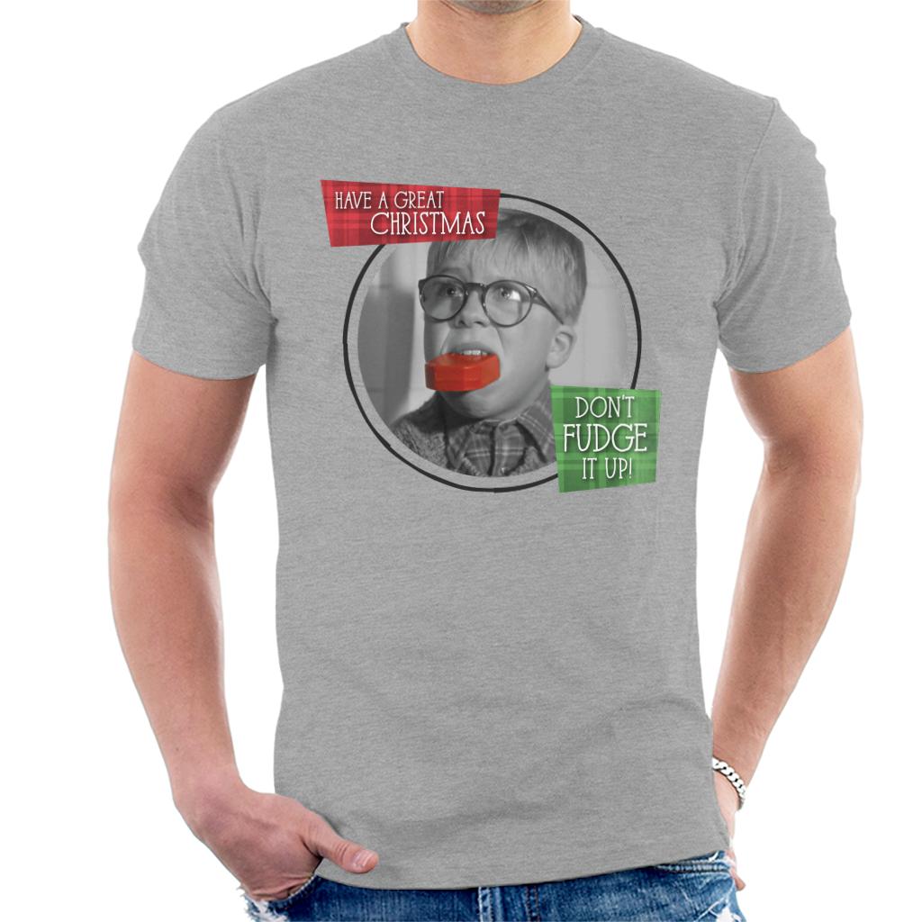 A Christmas Story Ralphie Don't Fudge It Up Men's T-Shirt