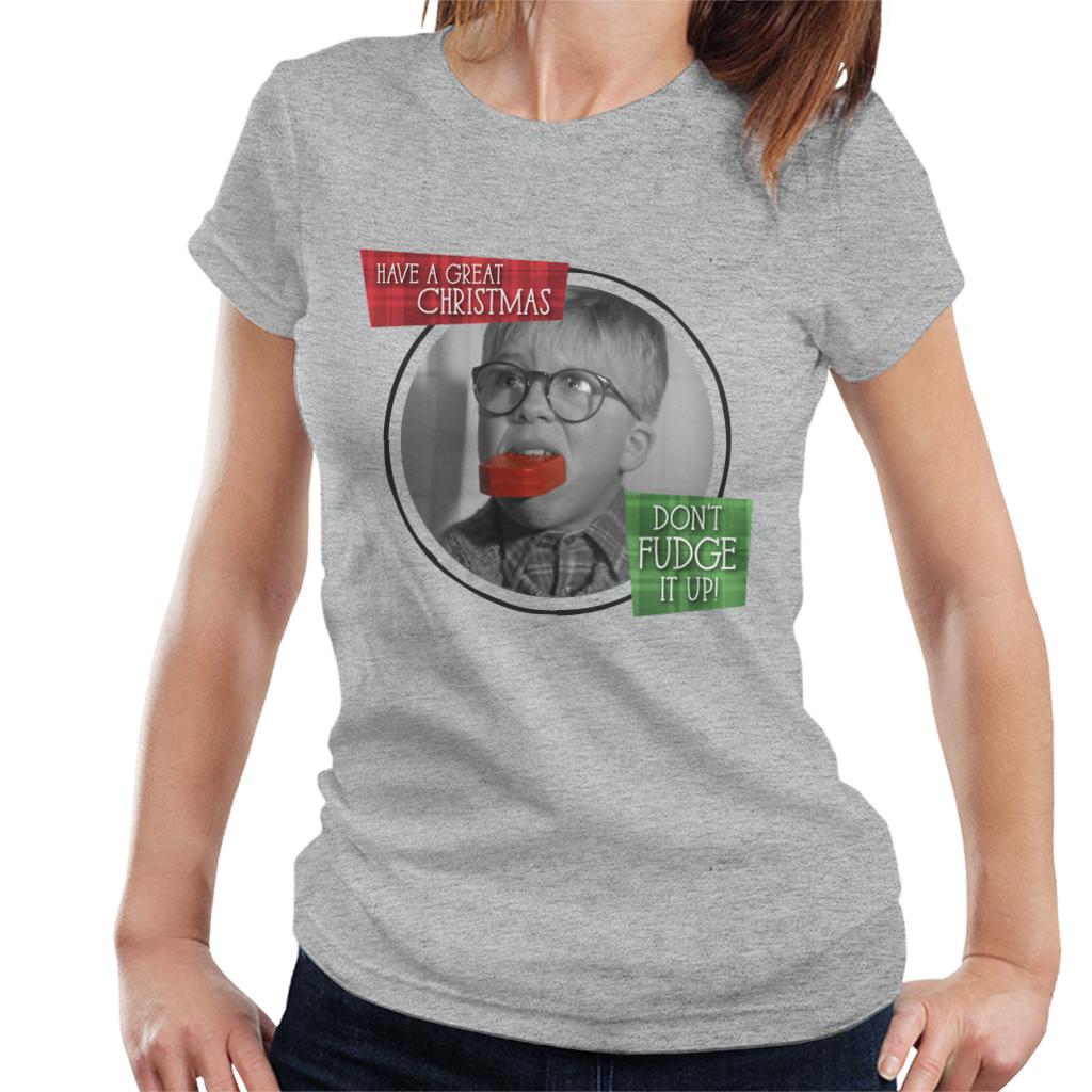 A Christmas Story Ralphie Don't Fudge It Up Women's T-Shirt