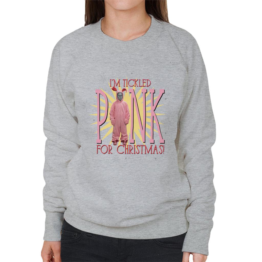 A Christmas Story I'm Tickled Pink For Christmas Women's Sweatshirt