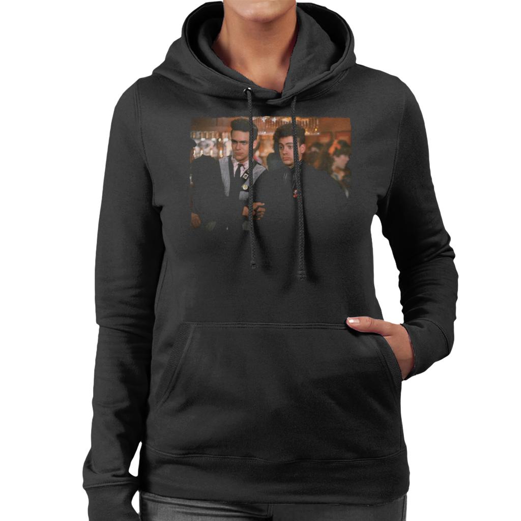 Weird Science Ian And Max Women's Hooded Sweatshirt-ALL + EVERY