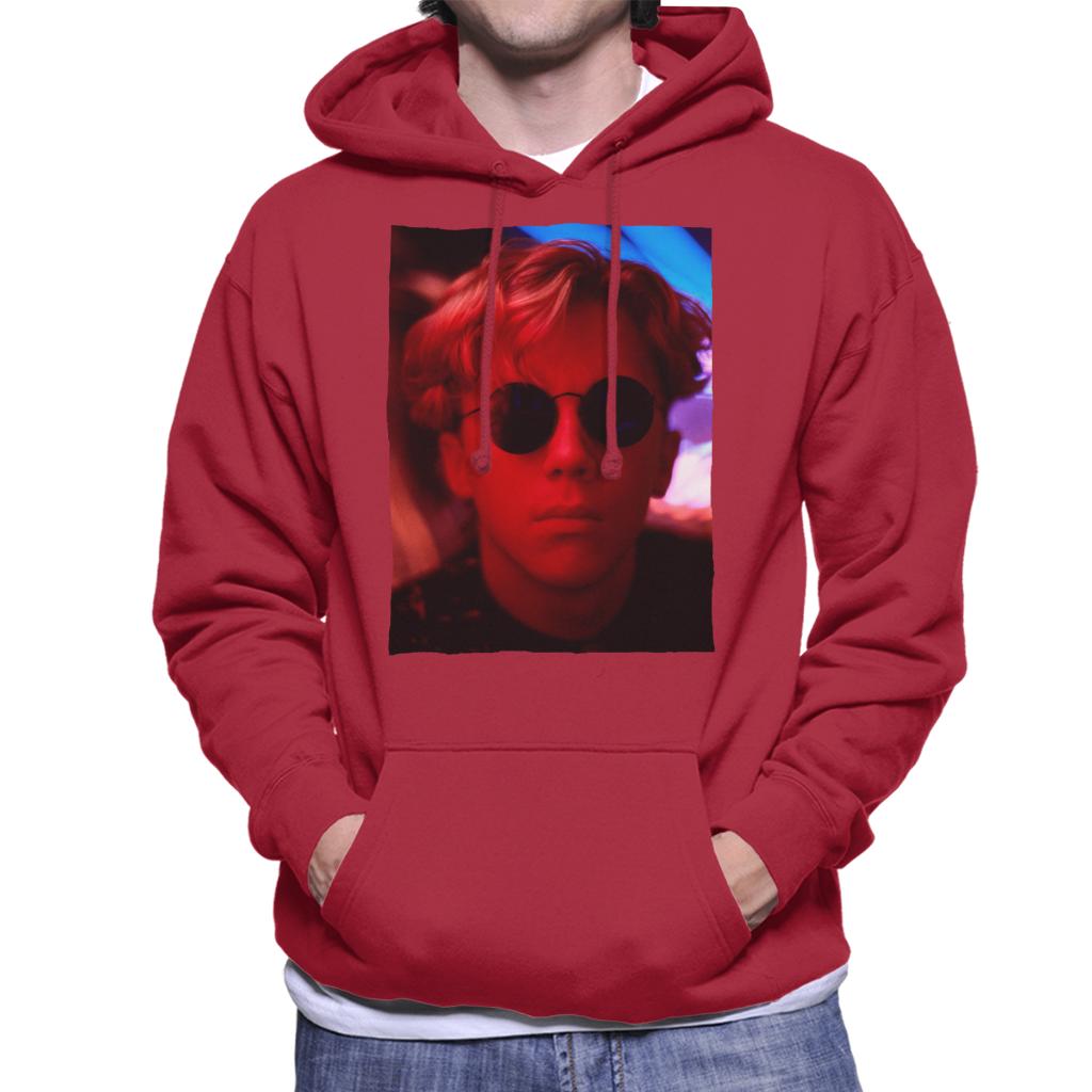 Weird Science Gary Wallace Wearing Glasses Men's Hooded Sweatshirt-ALL + EVERY