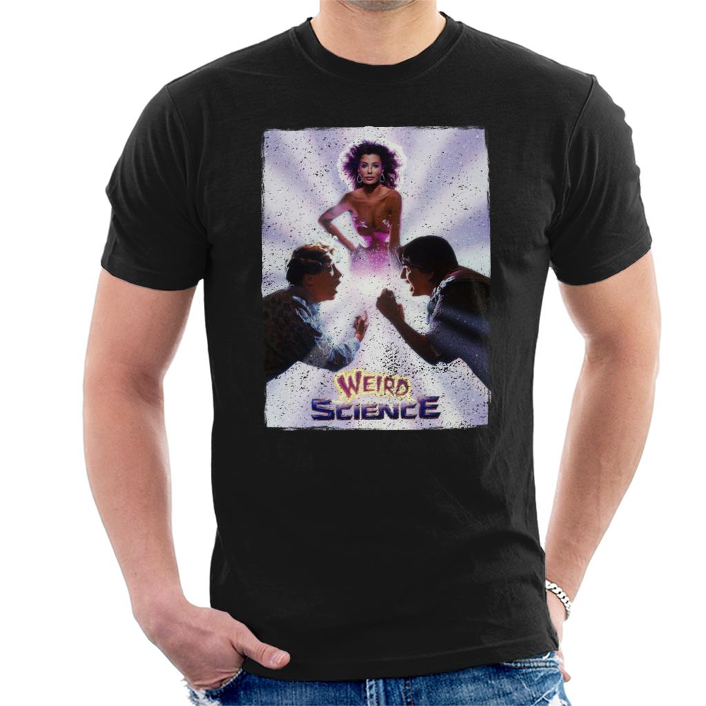 Weird Science Theatrical Poster Men's T-Shirt-ALL + EVERY