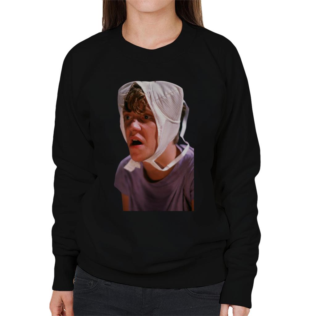 Weird Science Gary With Bra On His Head Women's Sweatshirt-ALL + EVERY