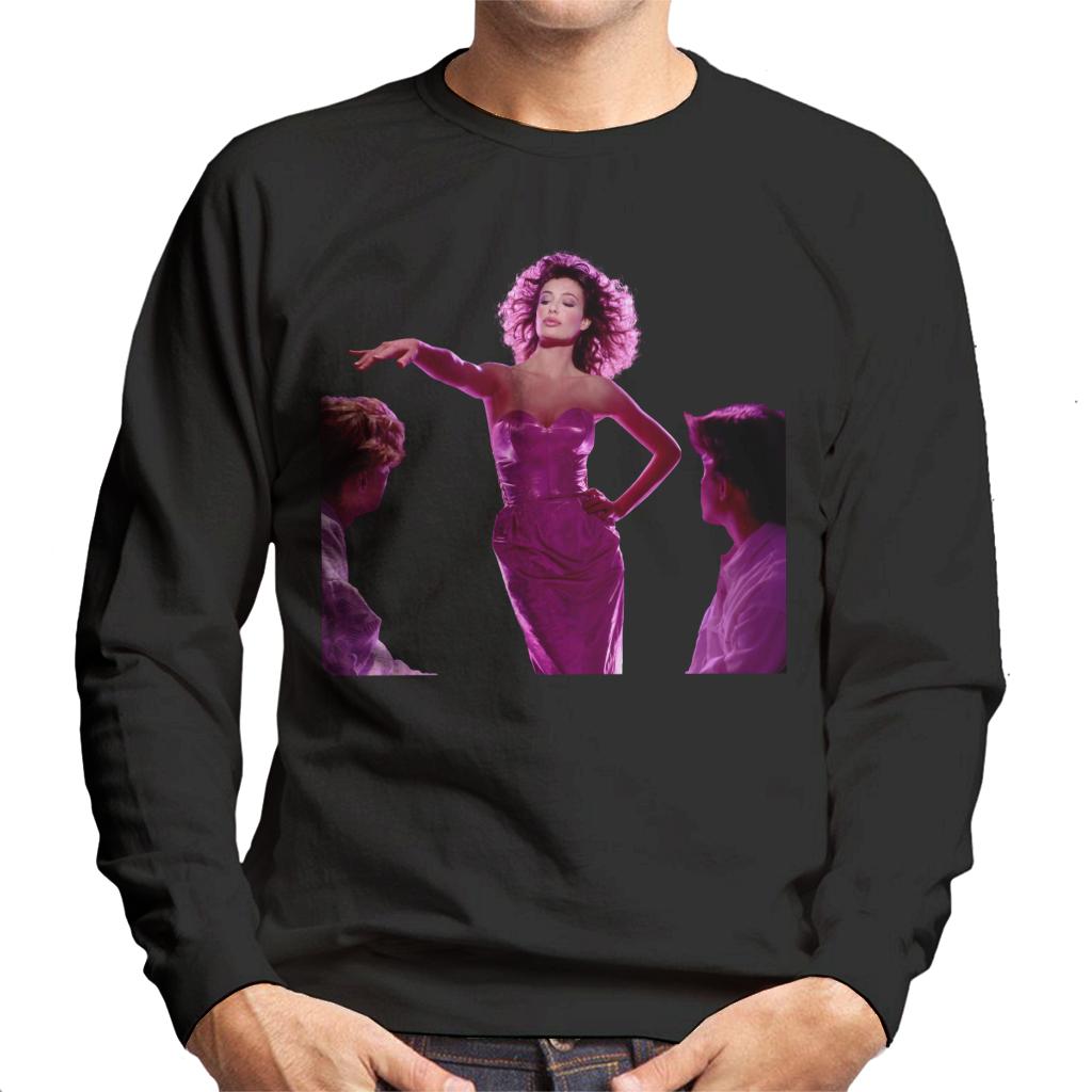 Weird Science Lisa Wearing Pink Dress Men's Sweatshirt-ALL + EVERY