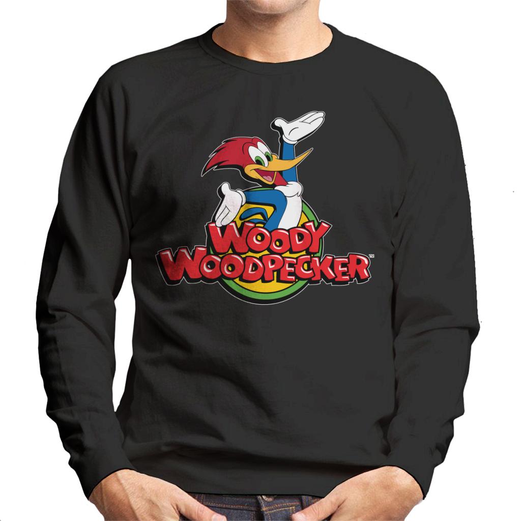 Woody Woodpecker Classic Logo Men's Sweatshirt-ALL + EVERY