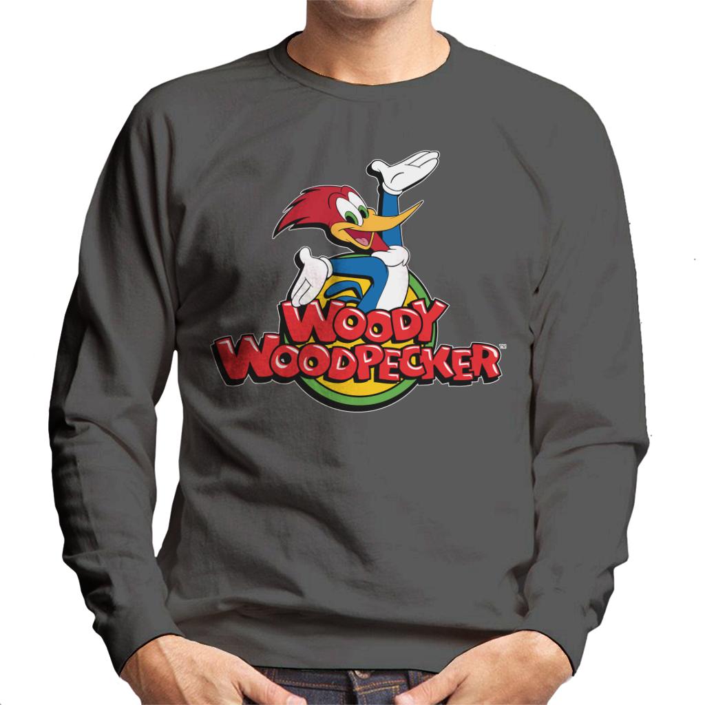 Woody Woodpecker Classic Logo Men's Sweatshirt-ALL + EVERY