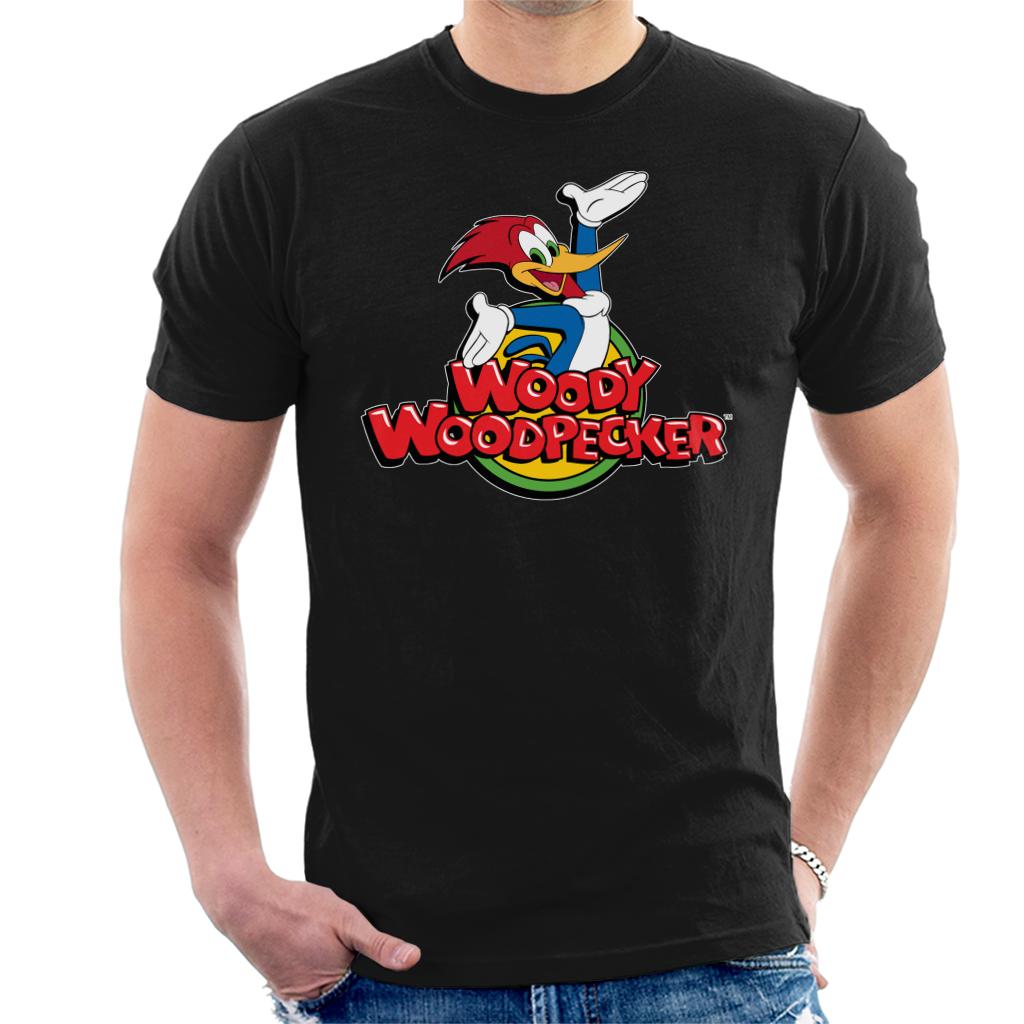 Woody Woodpecker Classic Logo Men's T-Shirt-ALL + EVERY