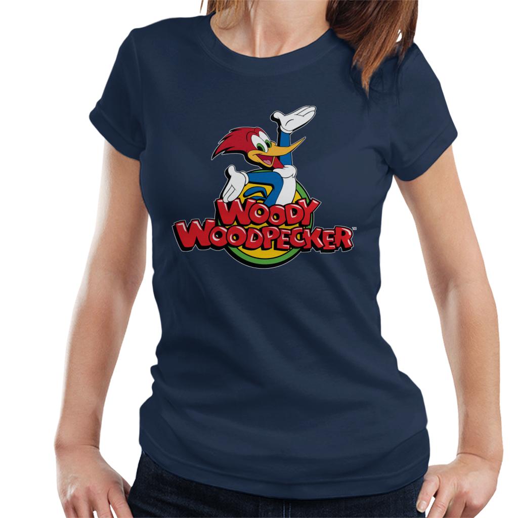 Woody Woodpecker Classic Logo Women's T-Shirt-ALL + EVERY