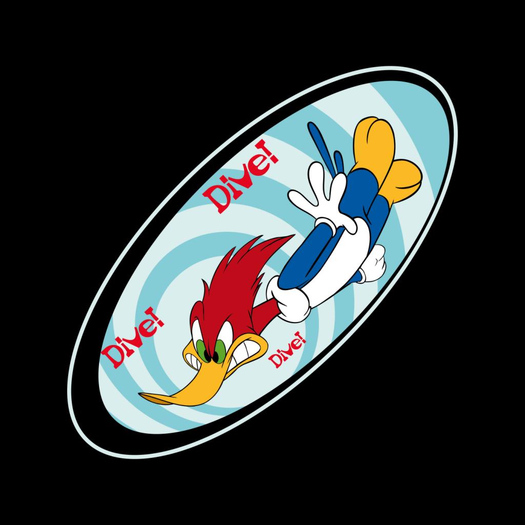 Woody Woodpecker Dive Dive Dive Women's Hooded Sweatshirt-ALL + EVERY