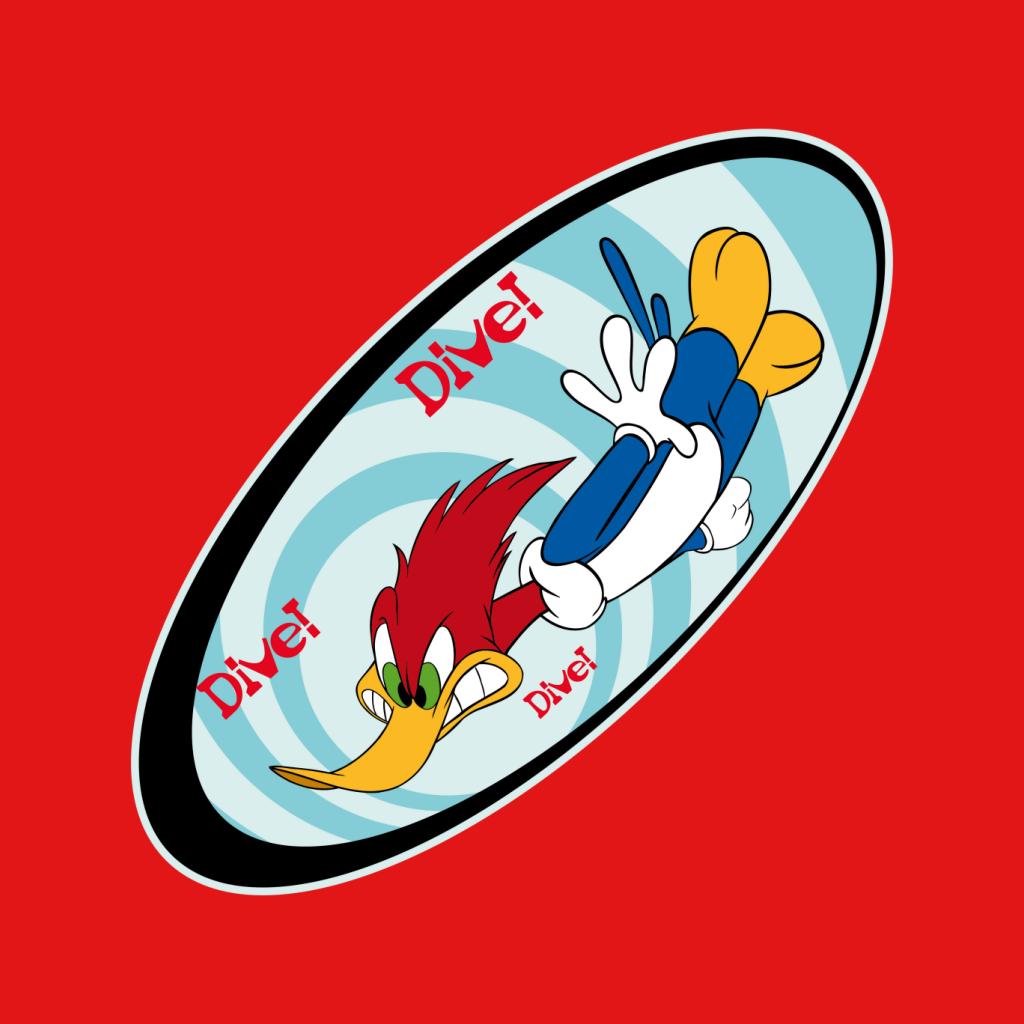 Woody Woodpecker Dive Dive Dive Men's T-Shirt-ALL + EVERY