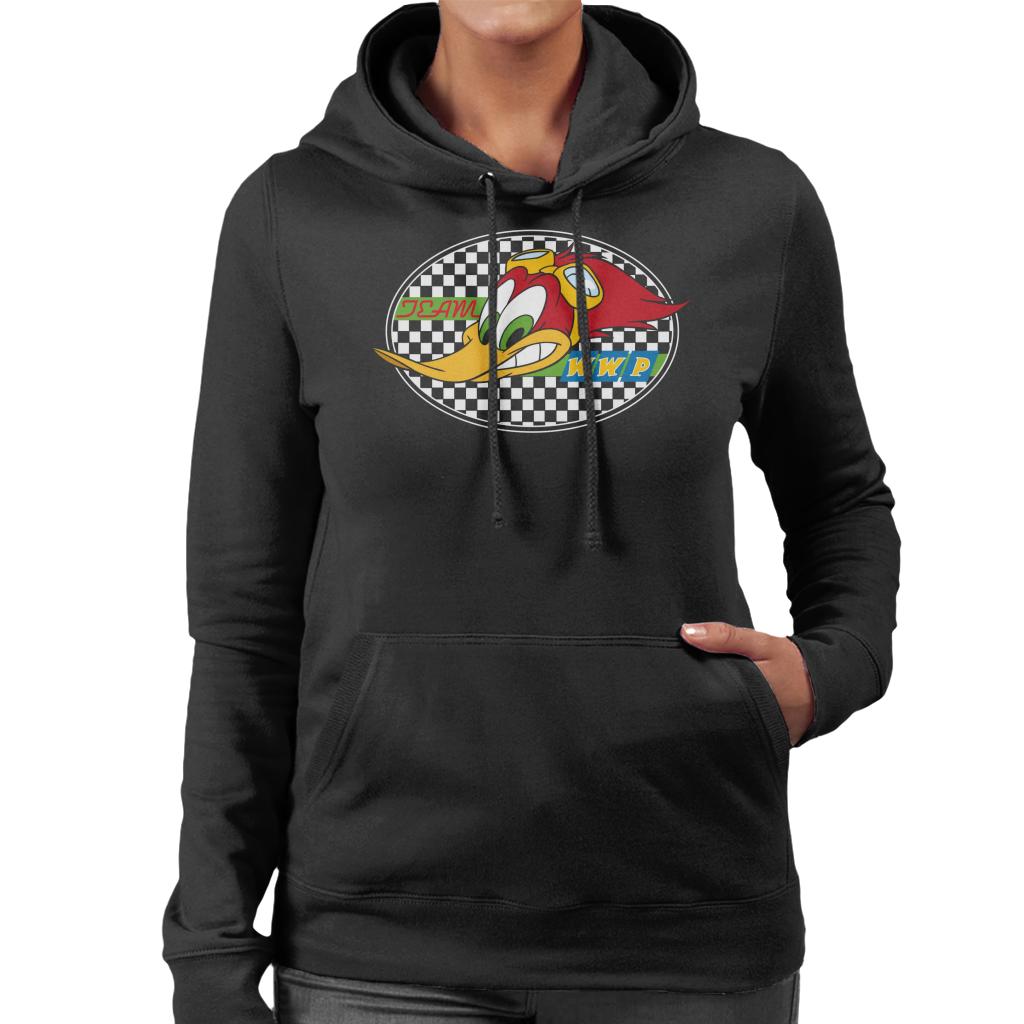 Woody Woodpecker Team WWP Women's Hooded Sweatshirt-ALL + EVERY