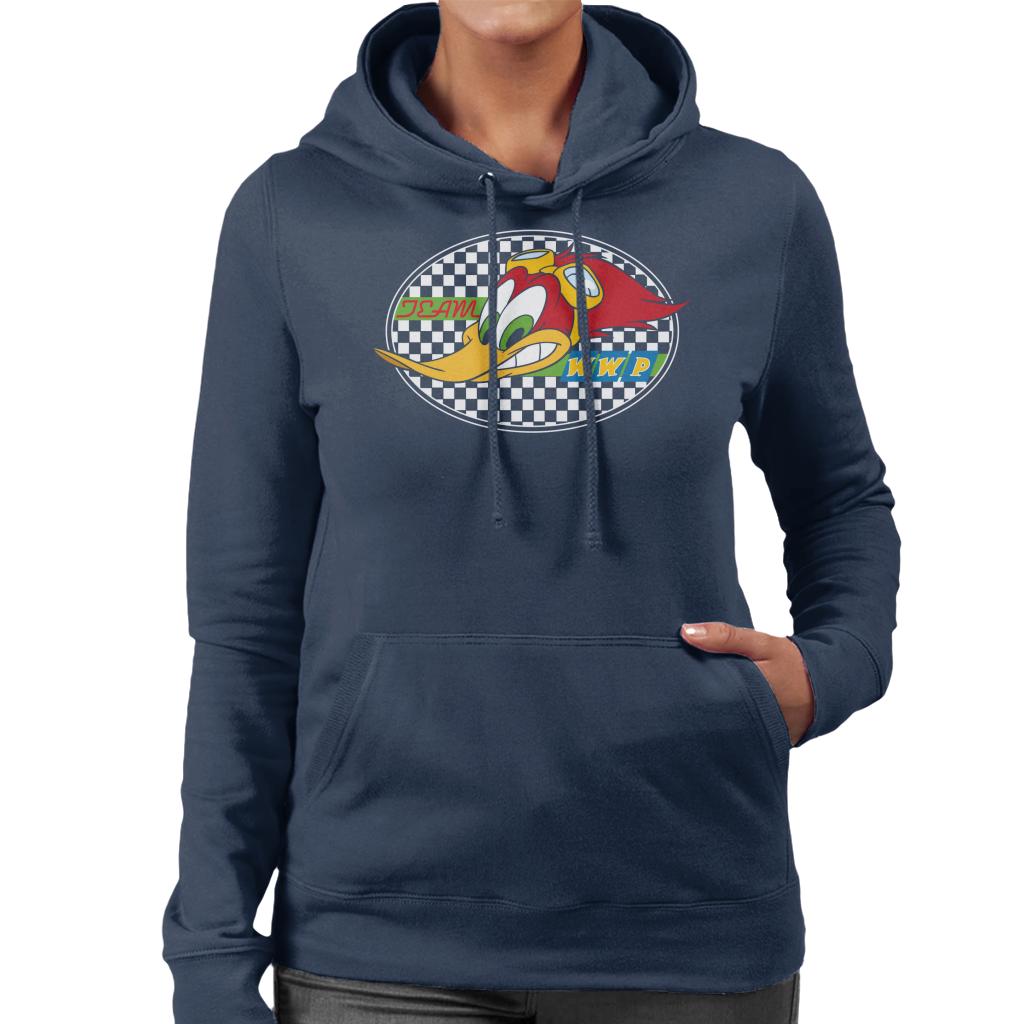 Woody Woodpecker Team WWP Women's Hooded Sweatshirt-ALL + EVERY