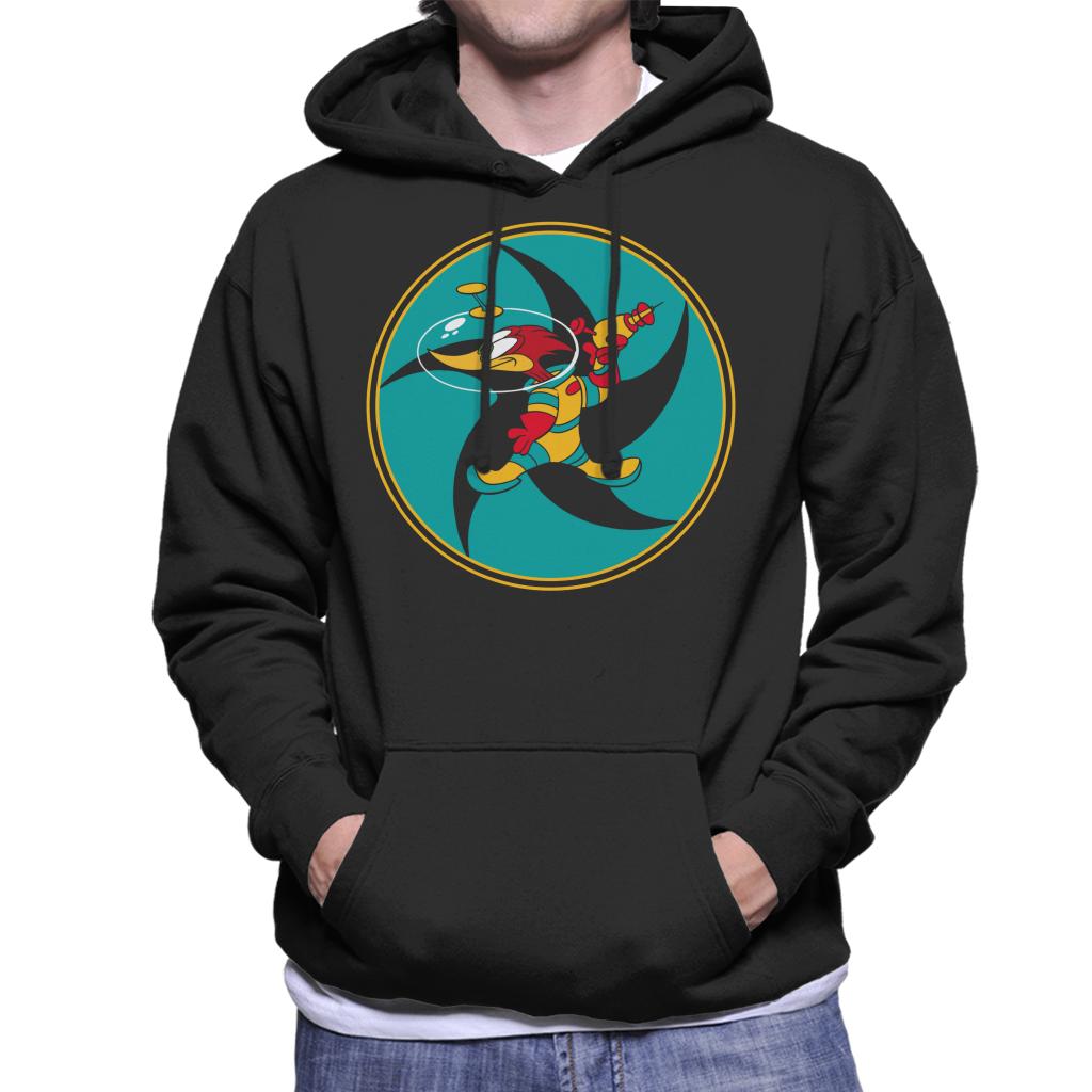 Woody Woodpecker Space Suit Men's Hooded Sweatshirt-ALL + EVERY