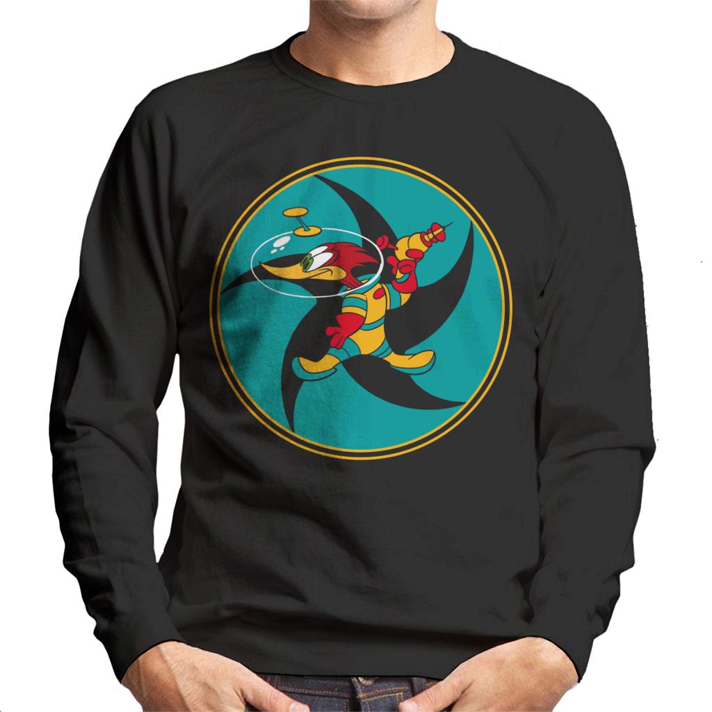 Woody Woodpecker Space Suit Men's Sweatshirt-ALL + EVERY